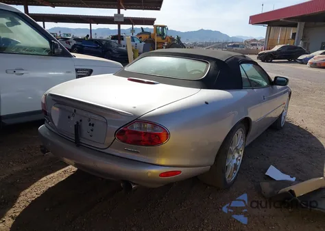 2003 Jaguar Xkr z USA, uszkodzony, nr VIN SAJDA42B333A36485